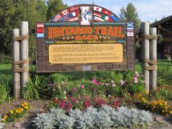 Iditarod Trail race headquarters in Wasilla, AK