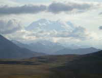 the majestic Mt McKinley